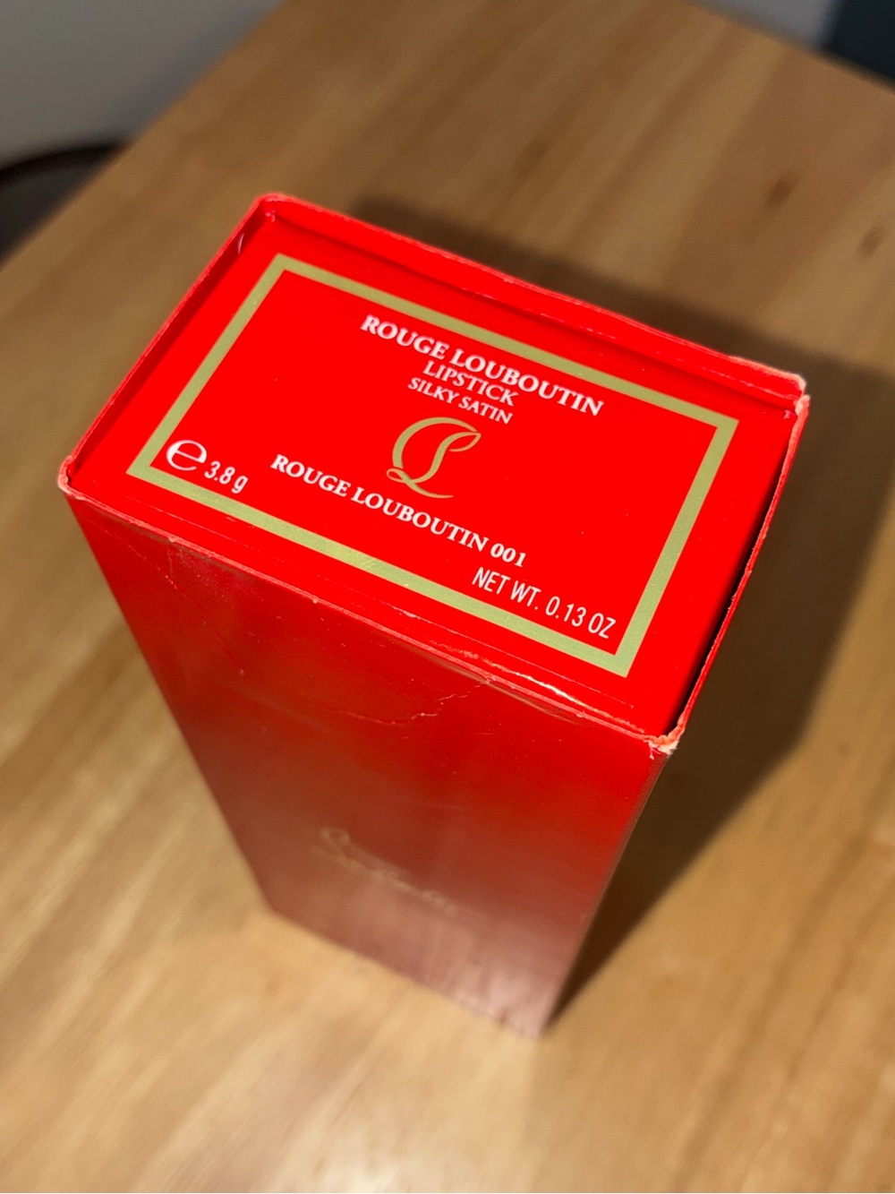 💄💋Christian Louboutin The Rouge 001 shade Lipstick-in Signature Box NWT 💄💋 - Picture 6 of 6